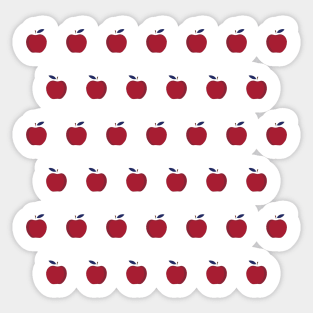 New York | Red Apple Sticker